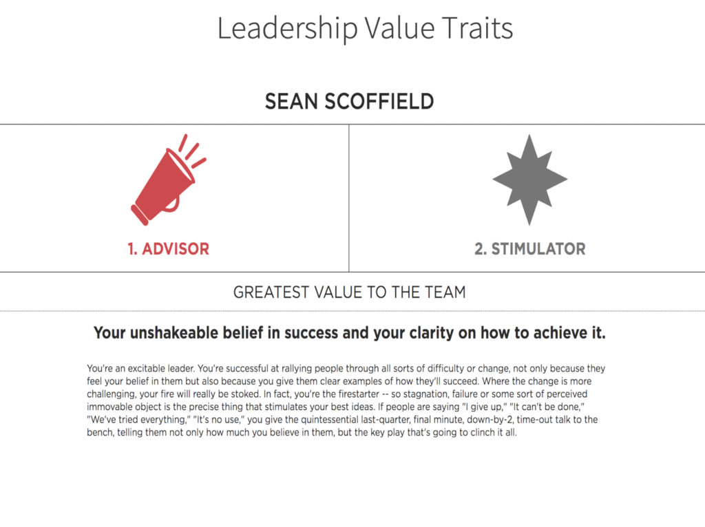 Leadership Value traits standout